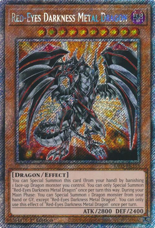 Red-Eyes Darkness Metal Dragon - Platinum Secret Rare