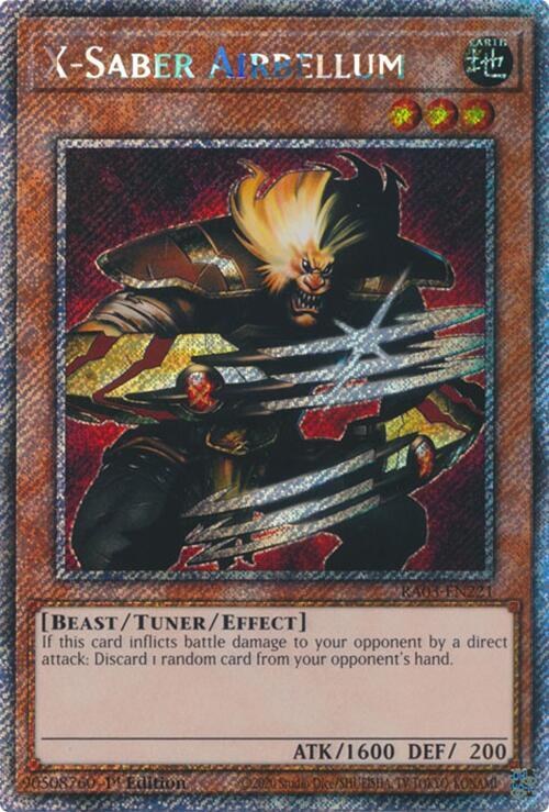 X-Saber Airbellum - Platinum Secret Rare