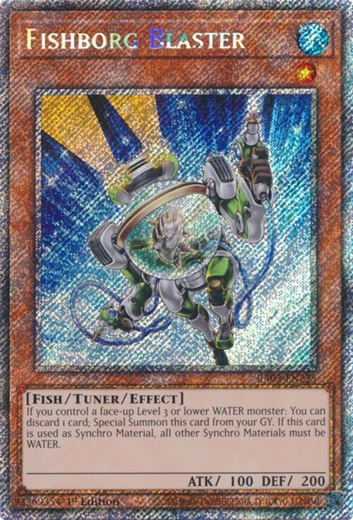 Fishborg Blaster - Platinum Secret Rare
