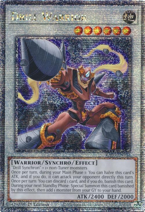 Drill Warrior - Quarter Century Secret Rare