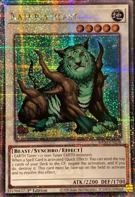 Naturia Beast - Quarter Century Secret Rare