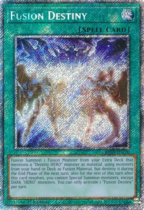 Fusion Destiny - Platinum Secret Rare