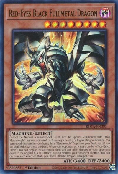 Red-Eyes Black Fullmetal Dragon - 1st Edition