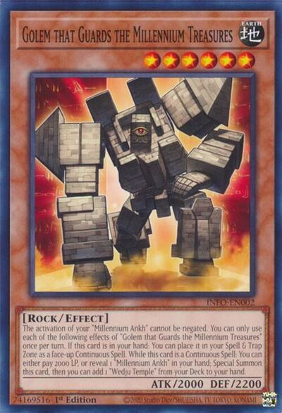Golem that Guards the Millennium Treasures