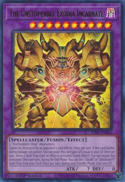 The Unstoppable Exodia Incarnate - 1st Edition