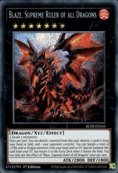 Blaze, Supreme Ruler of all Dragons - 1st Edition