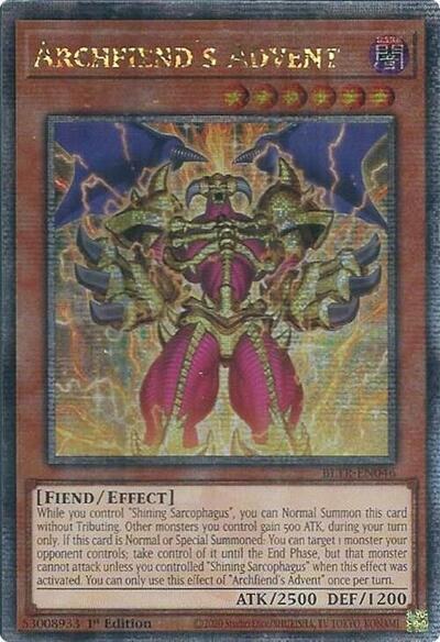 Archfiend's Advent - Quarter Century Secret Rare