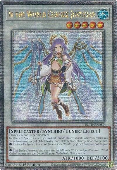 Ib the World Chalice Justiciar - Quarter Century Secret Rare