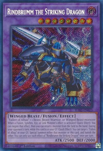 Rindbrumm the Striking Dragon - Secret Rare