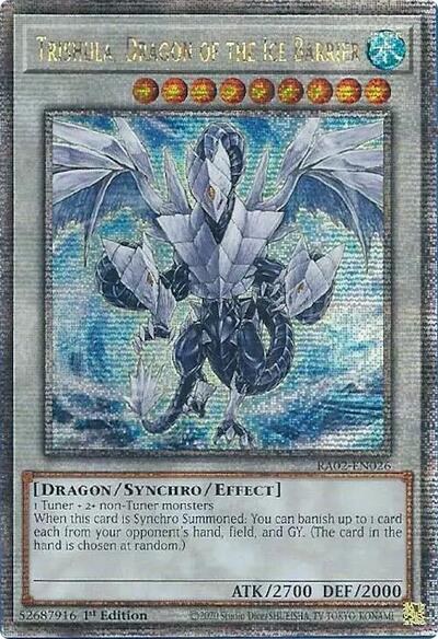 Trishula, Dragon of the Ice Barrier - Quarter Century Secret Rare