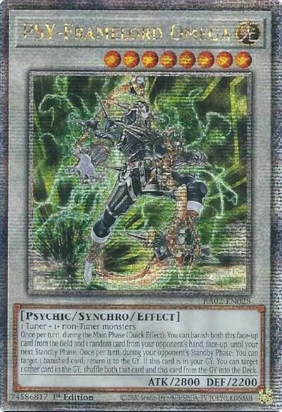 PSY-Framelord Omega - Quarter Century Secret Rare