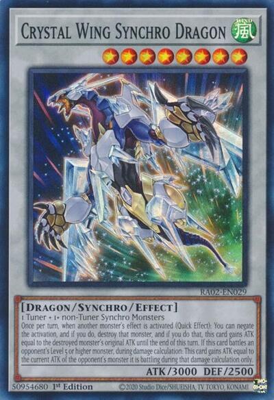 Crystal Wing Synchro Dragon - 1st Edition