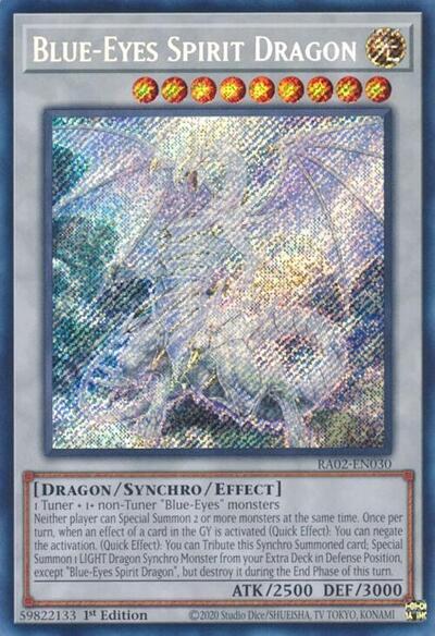 Blue-Eyes Spirit Dragon - Secret Rare