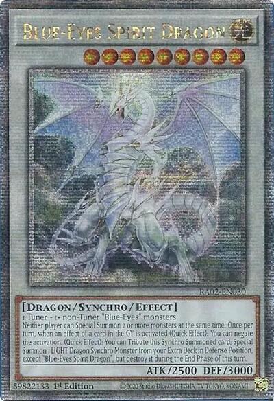 Blue-Eyes Spirit Dragon - Quarter Century Secret Rare