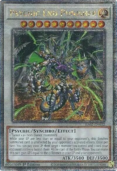 Psychic End Punisher - Quarter Century Secret Rare