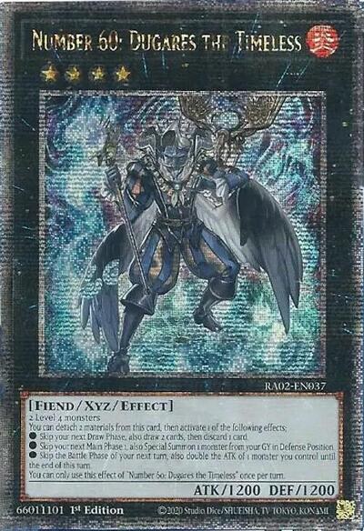 Number 60: Dugares the Timeless - Quarter Century Secret Rare