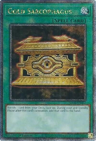 Gold Sarcophagus - Quarter Century Secret Rare