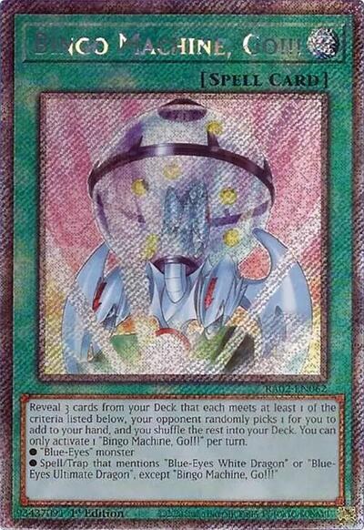 Bingo Machine, Go!!! - Platinum Secret Rare
