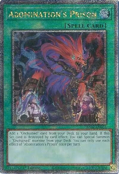 Abomination's Prison - Quarter Century Secret Rare