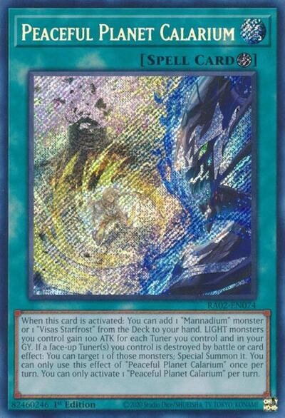 Peaceful Planet Calarium - Secret Rare
