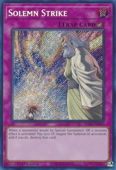 Solemn Strike - Secret Rare