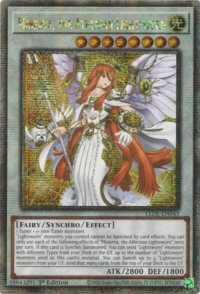 Minerva, the Athenian Lightsworn - Quarter Century Secret Rare