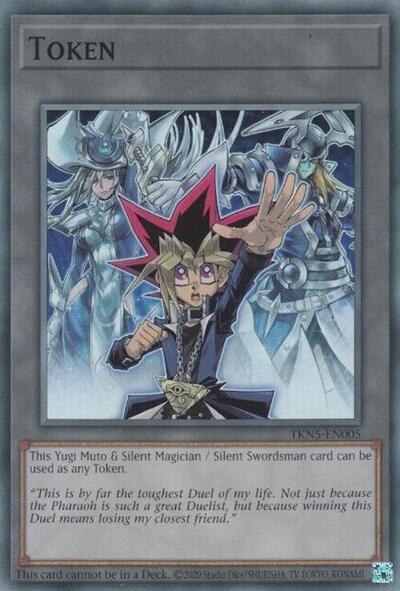 Token: Yugi Muto and Silent Magician and Silent Swordsman