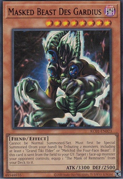 Masked Beast Des Gardius