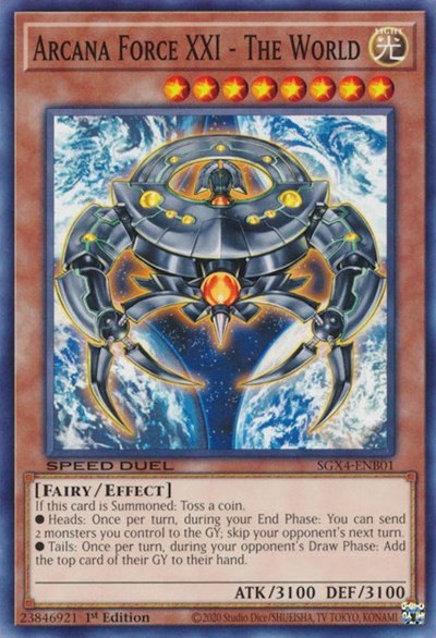 Arcana Force XXI - The World - 1st Edition