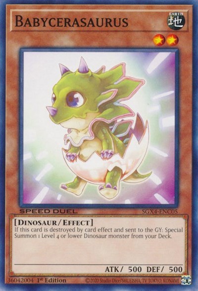 Babycerasaurus - 1st Edition