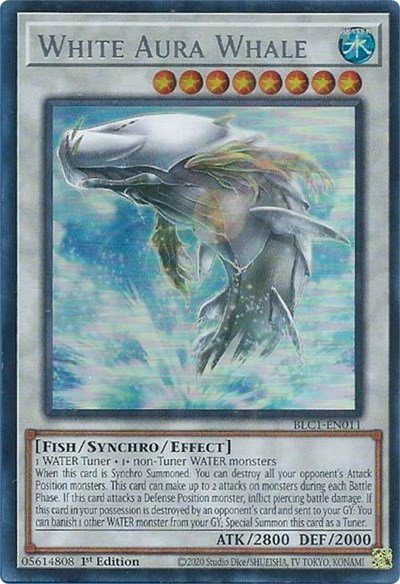 White Aura Whale - Silver