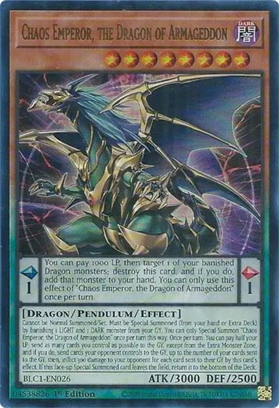 Chaos Emperor, the Dragon of Armageddon - 1st Edition