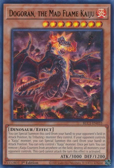 Dogoran, the Mad Flame Kaiju - 1st Edition