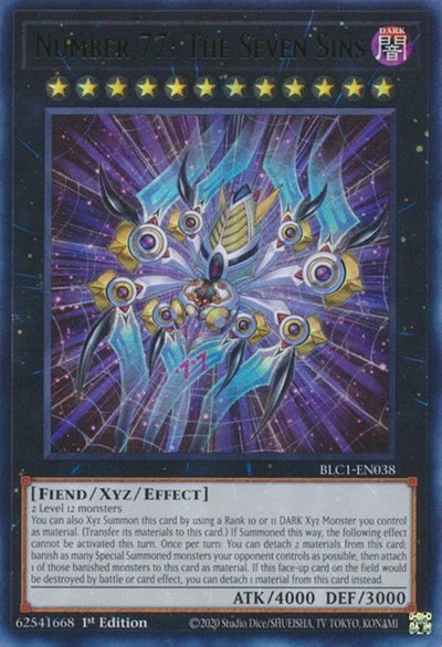 Number 77: The Seven Sins - 1st Edition