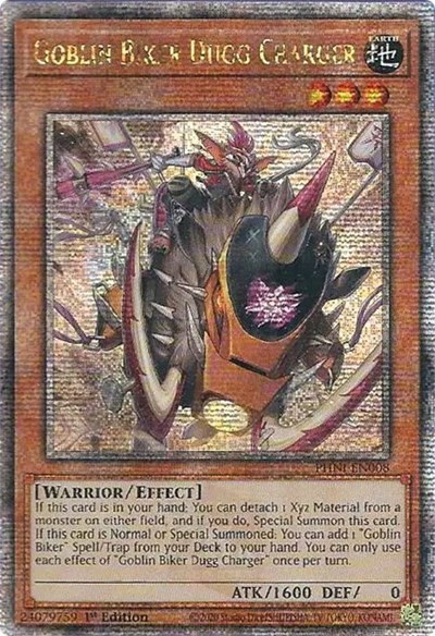 Goblin Biker Dugg Charger - Quarter Century Secret Rare