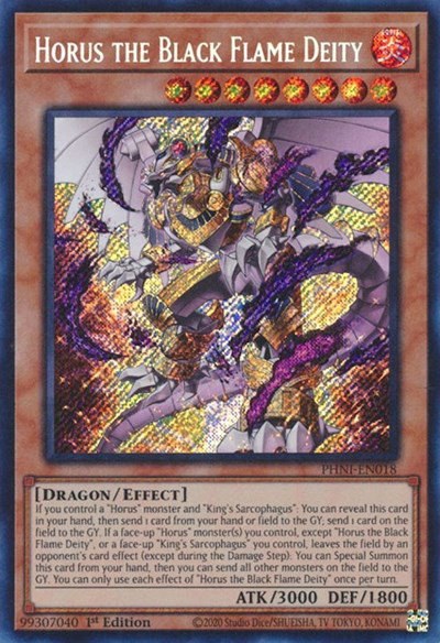 Horus the Black Flame Deity - 1st Edition