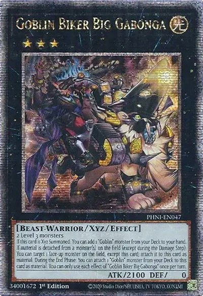 Goblin Biker Big Gabonga - Quarter Century Secret Rare
