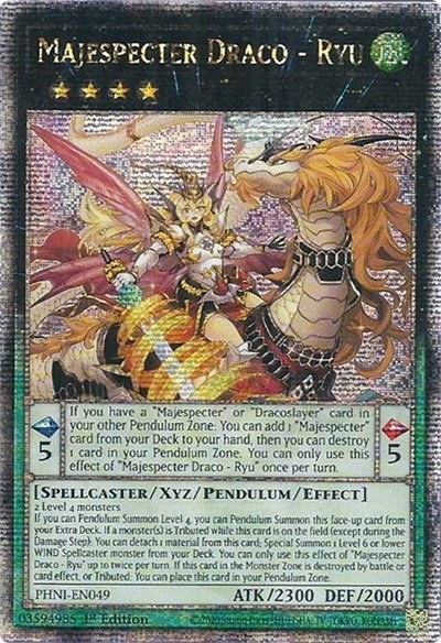 Majespecter Draco - Ryu - Quarter Century Secret Rare