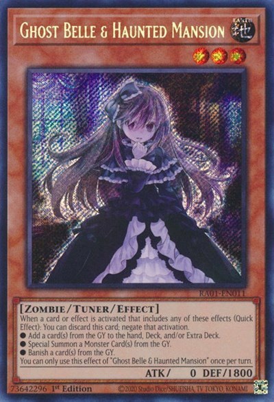 Ghost Belle & Haunted Mansion - Secret Rare