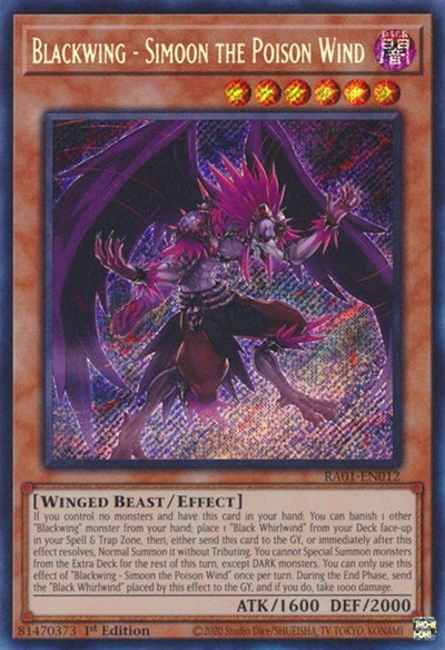Blackwing - Simoon the Poison Wind - Secret Rare