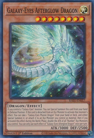 Galaxy-Eyes Afterglow Dragon - 1st Edition