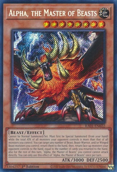 Alpha, the Master of Beasts - Secret Rare