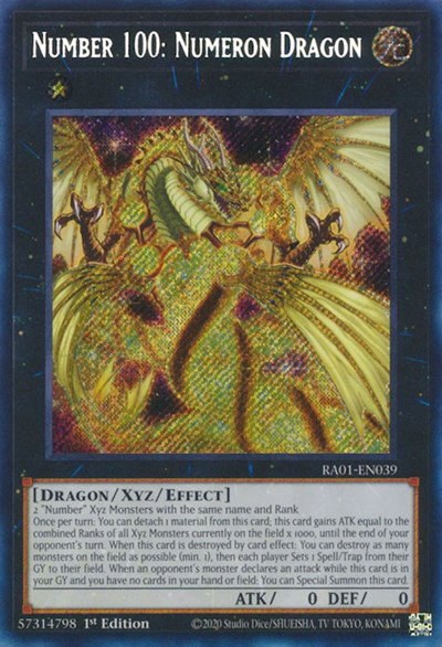 Number 100: Numeron Dragon - Secret Rare