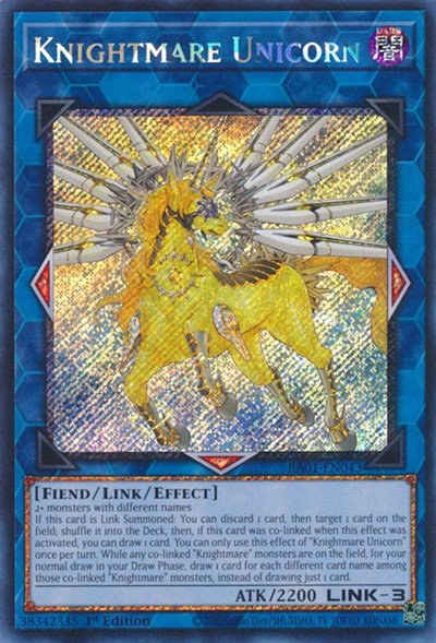 Knightmare Unicorn - Platinum Secret Rare