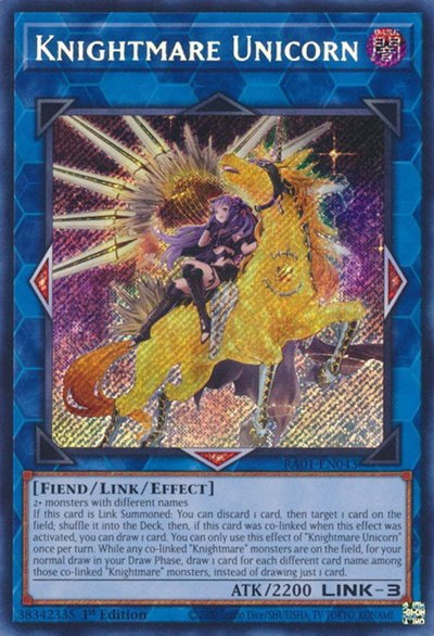 Knightmare Unicorn - Alternate Art Secret Rare