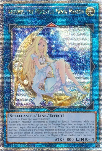 Artemis, the Magistus Moon Maiden - Quarter Century Secret Rare