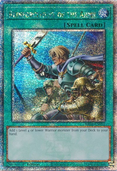 Reinforcement of the Army - Quarter Century Secret Rare