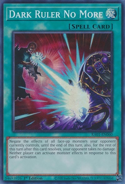 Dark Ruler No More - 1st Edition