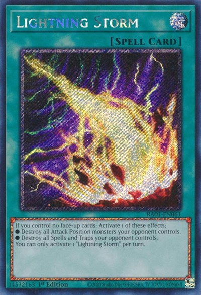 Lightning Storm - Platinum Secret Rare