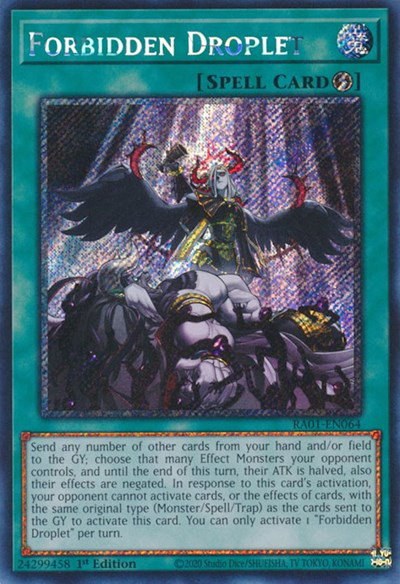 Forbidden Droplet - Platinum Secret Rare